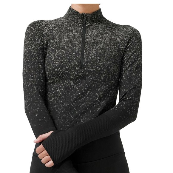 Lululemon Rest Less Cropped 1/2 Zip - Picture 3 of 11